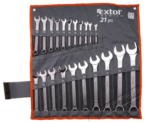 EXTOL PREMIUM 6335 csillag-villáskulcs készlet 21 db Háztartás / Otthon / Kültér - Szerszám - Csavarhúzó / kulcs / fúró / szerszám készlet - 522606