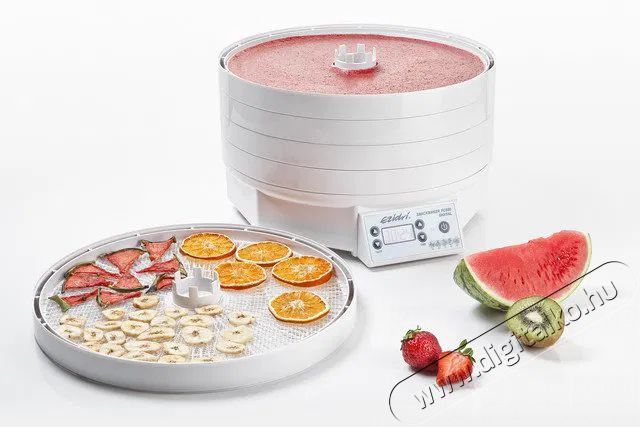 EZIDRI Snackmaker FD500 DIGITAL EziDri gy&uuml;m&ouml;lcs aszal&oacute; Konyhai term&eacute;kek - Konyhai kisg&eacute;p (s&uuml;t&eacute;s / főz&eacute;s / hűt&eacute;s / &eacute;telk&eacute;sz&iacute;t&eacute;s) - Gy&uuml;m&ouml;lcsaszal&oacute; - 522615