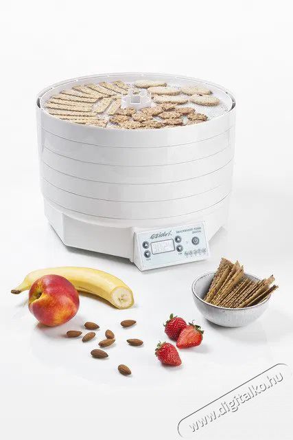 EZIDRI Snackmaker FD500 DIGITAL EziDri gy&uuml;m&ouml;lcs aszal&oacute; Konyhai term&eacute;kek - Konyhai kisg&eacute;p (s&uuml;t&eacute;s / főz&eacute;s / hűt&eacute;s / &eacute;telk&eacute;sz&iacute;t&eacute;s) - Gy&uuml;m&ouml;lcsaszal&oacute; - 522615
