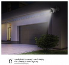 Ezviz C3W PRO (4MP), kültéri, 4MP, 2,8mm, H.265, IR30m, mikrofon/hangszóró, wifi IP csőkamera Háztartás / Otthon / Kültér - Biztonságtechnika - Biztonsági kamera - 388097