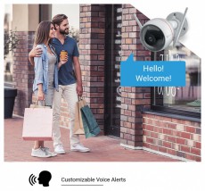 Ezviz C3W PRO (4MP), kültéri, 4MP, 2,8mm, H.265, IR30m, mikrofon/hangszóró, wifi IP csőkamera Háztartás / Otthon / Kültér - Biztonságtechnika - Biztonsági kamera - 388097