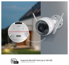 Ezviz C3W PRO (4MP), kültéri, 4MP, 2,8mm, H.265, IR30m, mikrofon/hangszóró, wifi IP csőkamera Háztartás / Otthon / Kültér - Biztonságtechnika - Biztonsági kamera - 388097