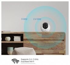 Ezviz C6 beltéri, 4MP, 4mm, IR10m, mikrofon/hangszóró, wifi IP PT dómkamera Háztartás / Otthon / Kültér - Biztonságtechnika - Biztonsági kamera - 388087