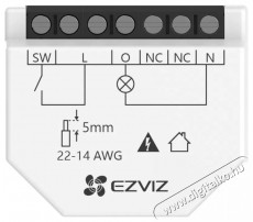 Ezviz T35-R100-W okos WiFi kapcsolómodul, 1 csatorna Háztartás / Otthon / Kültér - Okos otthon - Kiegészítő - 522617