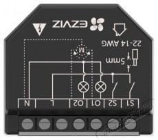Ezviz T36-R100-WM okos WiFi kapcsolómodul, 2 csatorna, fogyasztásmérés Háztartás / Otthon / Kültér - Okos otthon - Kiegészítő - 522619