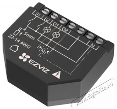 Ezviz T36-R100-WM okos WiFi kapcsolómodul, 2 csatorna, fogyasztásmérés Háztartás / Otthon / Kültér - Okos otthon - Kiegészítő - 522619