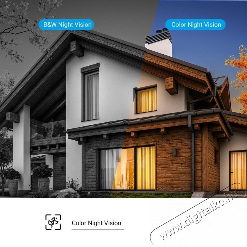 Ezviz H8C Pan & Tilt Wi-Fi t&eacute;rfigyelő kamera, 2 MP, Full HD, Alak&eacute;rz&eacute;kel&eacute;s, Automatikus k&ouml;vet&eacute;s, K&eacute;tir&aacute;ny&uacute; besz&eacute;d, Sz&iacute;nes &eacute;jszakai l&aacute;t&aacute;s, Időj&aacute;r&aacute;s&aacute;ll&oacute; F&eacute;nyk&eacute;pezőg&eacute;p / kamera - Megfigyelő / IP kamera - 531401