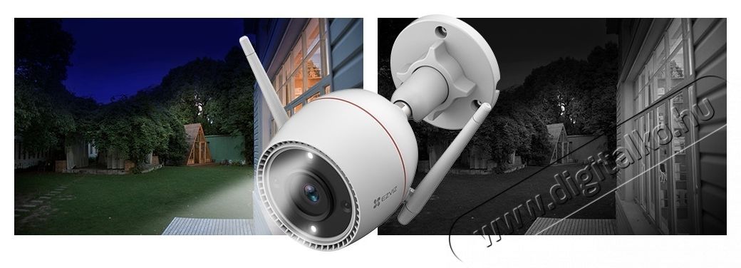 Ezviz H3C 2K IP kamera H&aacute;ztart&aacute;s / Otthon / K&uuml;lt&eacute;r - Biztons&aacute;gtechnika - Biztons&aacute;gi kamera - 532580
