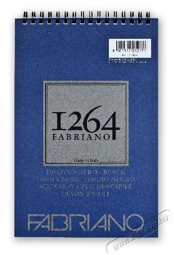 FABRIANO 1264 200g A5 20lapos spirálkötött fekete rajztömb Háztartás / Otthon / Kültér - Egyéb háztartási termék - 437355