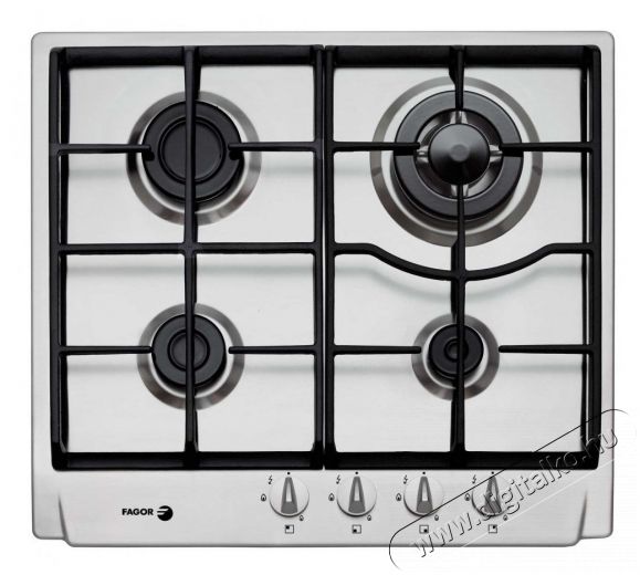 Fagor 6FI-4GLSTX gázfőzőlap Konyhai termékek - Sütő-főzőlap, tűzhely (beépíthető) - Gázfőzőlap (beépíthető) - 294433