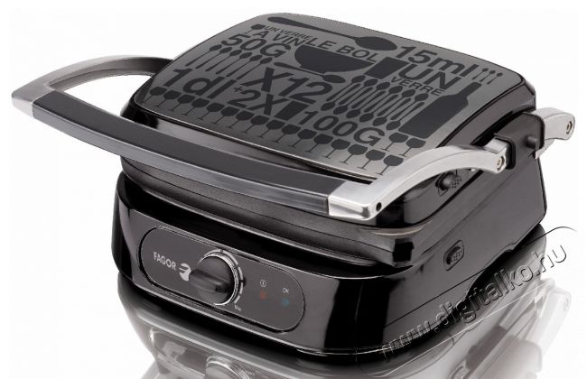 Fagor GR-1875 kontakt grill Konyhai termékek - Konyhai kisgép (sütés / főzés / hűtés / ételkészítés) - Kontakt grill sütő / sütőlap - 267596