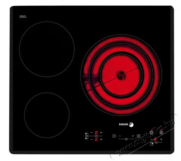Fagor 2VFT-330AX elektromos főzőlap Konyhai termékek - Sütő-főzőlap, tűzhely (beépíthető) - Elektromos főzőlap (beépíthető) - 292991