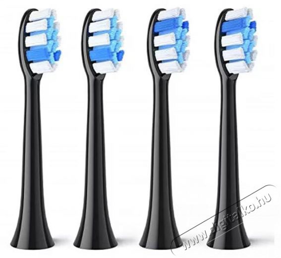 FairyWill P11/P80 Fogkefefejek (fekete) FW-PW11 black 4 pcs Szépségápolás / Egészség - Száj / fog ápolás - Kiegészítő - 493158