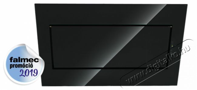 Falmec QUASAR EVO GLASS 60 kürtős páraelszívó - fekete Konyhai termékek - Páraelszívó - Kürtős - 356007