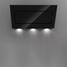Falmec QUASAR EVO GLASS 80 kürtős páraelszívó - fekete Konyhai termékek - Páraelszívó - Kürtős - 356009