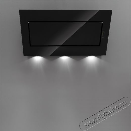 Falmec QUASAR EVO GLASS 80 kürtős páraelszívó - fekete Konyhai termékek - Páraelszívó - Kürtős - 356009