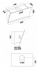 Falmec TRIM burkolhat&oacute; előlap Konyhai term&eacute;kek - P&aacute;raelsz&iacute;v&oacute; - Kieg&eacute;sz&iacute;tő - 356064