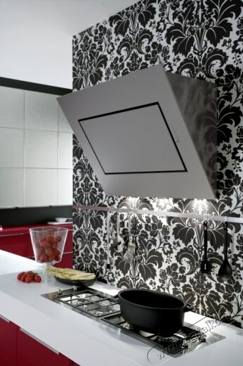 Falmec QUASAR EVO GLASS 90 fali páraelszívó - szürke Konyhai termékek - Páraelszívó - Kürtős - 356012