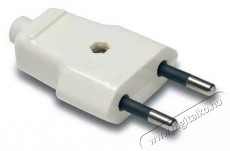 Famatel 1001 10A-250V fehér földeletlen dugvilla Háztartás / Otthon / Kültér - Világítás / elektromosság - Lámpa kiegészítő - 398322