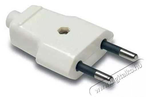 Famatel 1001 10A-250V fehér földeletlen dugvilla Háztartás / Otthon / Kültér - Világítás / elektromosság - Lámpa kiegészítő - 398322