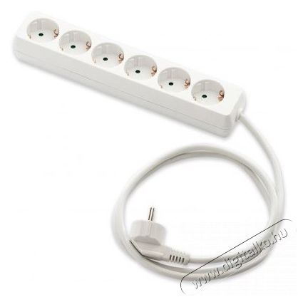 Famatel vez. 16A-250V 1,5m 6-os hosszabbító Háztartás / Otthon / Kültér - Világítás / elektromosság - Hálózati elosztó / hosszabbító / adapter - 394347