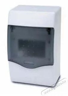 Famatel 3604 4 mod. átlátszó ajtóval falon kívüli szekrény Háztartás / Otthon / Kültér - Világítás / elektromosság - Hálózati elosztó / hosszabbító / adapter - 388523