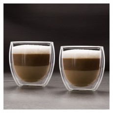 Family 57176J ÜVEGPOHÁR DUPLAFALÚ CAPPUCCINO 250 ML 2 DB Konyhai termékek - Konyhai eszköz - Készlet / szett - 483733