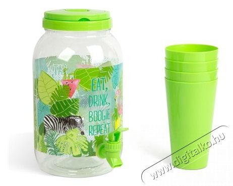 Family Italadagol&oacute; csappal, 4 DB poh&aacute;rral 3,8L Konyhai term&eacute;kek - Konyhai eszk&ouml;z - K&eacute;szlet / szett - 482911