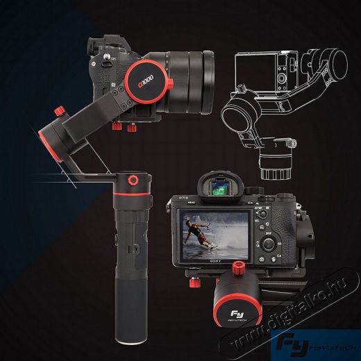 FeiyuTech A1000 3 tengelyes stabilizátor Fotó-Videó kiegészítők - Állvány - Kamera stabilizátor - 325246