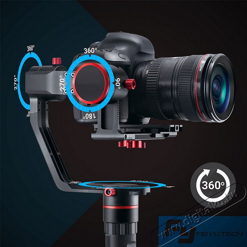 FeiyuTech A1000 3 tengelyes stabilizátor Fotó-Videó kiegészítők - Állvány - Kamera stabilizátor - 325246