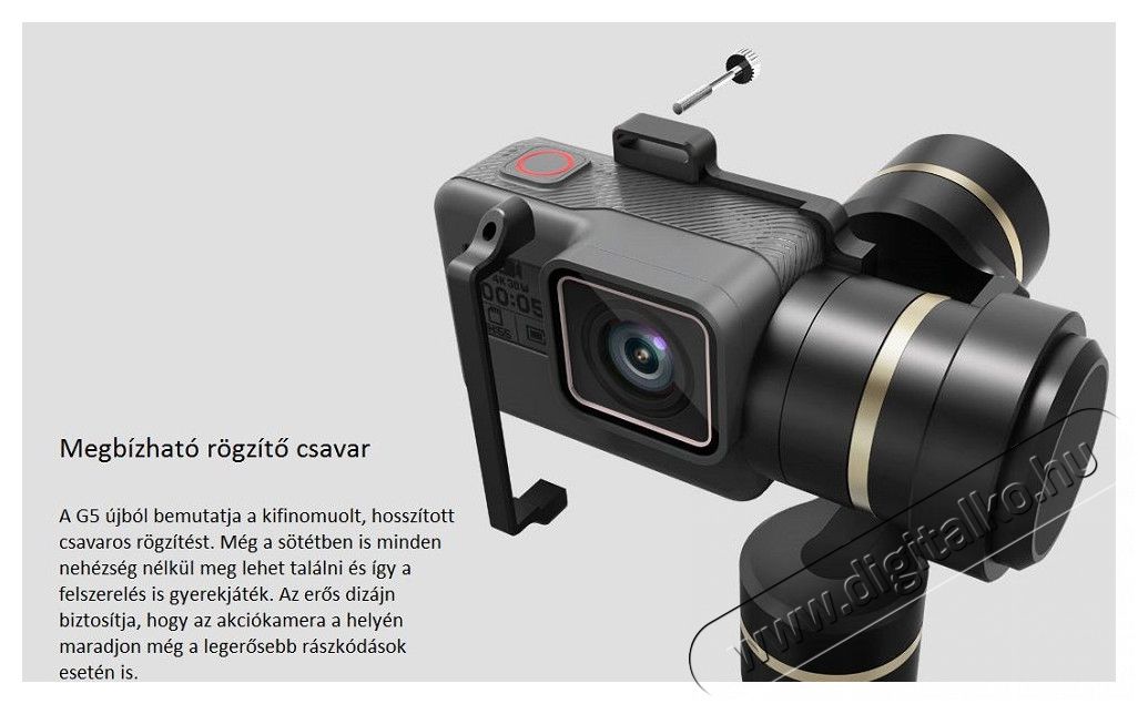 FeiyuTech G5 időjárásálló 3 tengelyes stabilizátor gimbal Fényképezőgép / kamera - Sport kamera tartozékok - Állvány / monopod - 313462