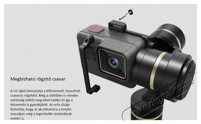 FeiyuTech G5 időjárásálló 3 tengelyes stabilizátor gimbal Fényképezőgép / kamera - Sport kamera tartozékok - Állvány / monopod - 313462