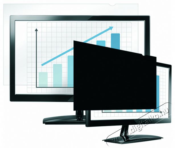 Fellowes PrivaScreen betekintésvédelemmel 518x324 mm 23 16:9 fekete monitorszűrő Iroda és számítástechnika - Egyéb számítástechnikai termék - 416039