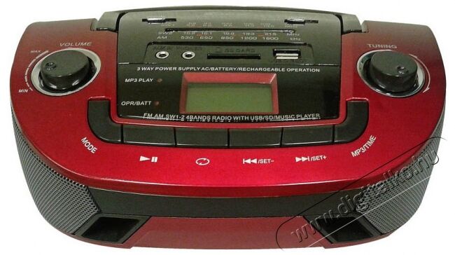 Fepe FP-201U hordozható MP3-as rádió Audio-Video / Hifi / Multimédia - Hordozható CD / DVD / Multimédia készülék - Hordozható CD / Multimédia rádiómagnó / Boombox - 304373