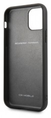 Ferrari GEN iPhone 11 Pro függőlegesen csíkozott fekete kemény bőrtok Mobil / Kommunikáció / Smart - Mobiltelefon kiegészítő / tok - Tok / hátlap - 394293
