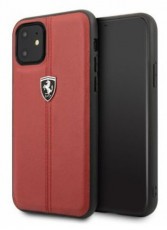 Ferrari iPhone 11 függőlegesen csíkozott piros keménytok Mobil / Kommunikáció / Smart - Mobiltelefon kiegészítő / tok - Tok / hátlap - 394335