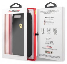 Ferrari SF iPhone 8 Plus fekete szilikon tok Mobil / Kommunikáció / Smart - Mobiltelefon kiegészítő / tok - Tok / hátlap - 412920