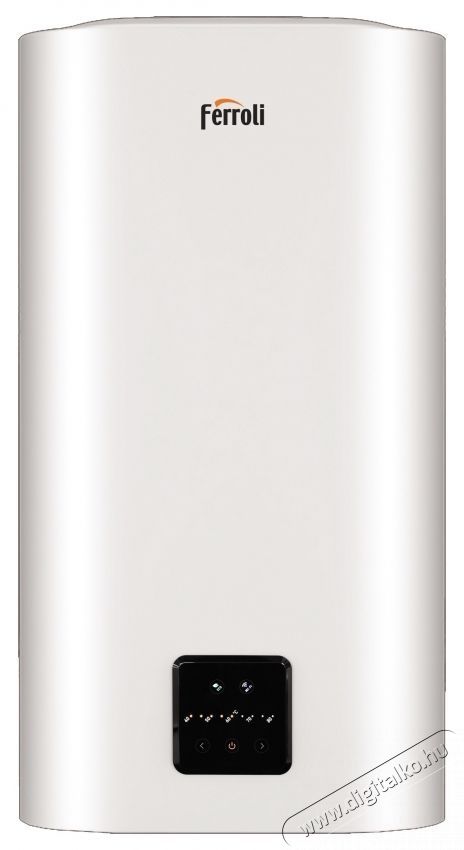 Ferroli TITANO TWIN 80 Villanybojler, 1800 W, 80 l, Wi-Fi vez&eacute;rl&eacute;s, Dupla tart&aacute;ly, Digit&aacute;lis vez&eacute;rlőpanel, Feh&eacute;r &Uacute;jdons&aacute;gok - &Uacute;j term&eacute;kek - 533371
