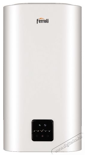 Ferroli TITANO TWIN 80 Villanybojler, 1800 W, 80 l, Wi-Fi vez&eacute;rl&eacute;s, Dupla tart&aacute;ly, Digit&aacute;lis vez&eacute;rlőpanel, Feh&eacute;r &Uacute;jdons&aacute;gok - &Uacute;j term&eacute;kek - 533371