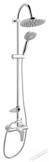 Ferro Algeo zuhanyoszlop, zuhany csaptelep, zuhanyr&uacute;d k&eacute;szlet cs&uacute;sz&oacute; t&aacute;maszt&eacute;kkal, fix zuhany &eacute;s b&uacute;torzuhanyfej, kr&oacute;m H&aacute;ztart&aacute;s / Otthon / K&uuml;lt&eacute;r - F&uuml;rdőszoba / wc - Kieg&eacute;sz&iacute;tő - 536492