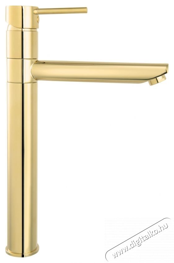 Ferro Fiesta BFI2LG mosd&oacute;kagyl&oacute; csaptelep, magas, ker&aacute;mia patron, levegőztető, mozgathat&oacute; cső, Arany H&aacute;ztart&aacute;s / Otthon / K&uuml;lt&eacute;r - F&uuml;rdőszoba / wc - Kieg&eacute;sz&iacute;tő - 536490