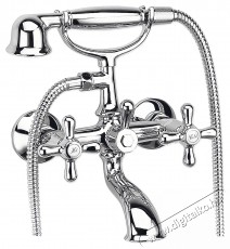 Ferro Retro New K&aacute;d csaptelep zuhanyk&eacute;szlettel, K&eacute;tkaros, Kr&oacute;m H&aacute;ztart&aacute;s / Otthon / K&uuml;lt&eacute;r - F&uuml;rdőszoba / wc - Kieg&eacute;sz&iacute;tő - 536495