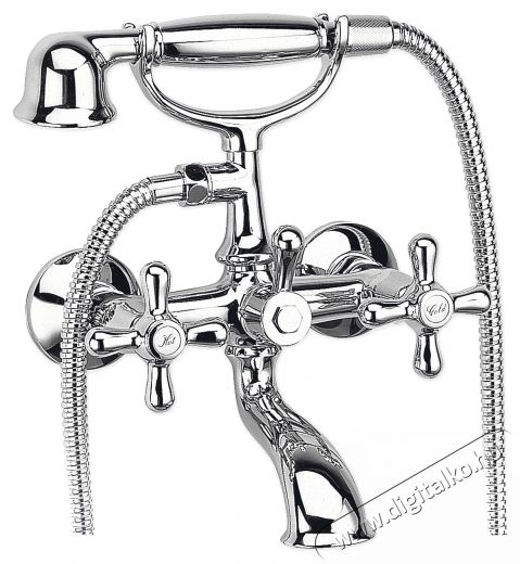 Ferro Retro New K&aacute;d csaptelep zuhanyk&eacute;szlettel, K&eacute;tkaros, Kr&oacute;m H&aacute;ztart&aacute;s / Otthon / K&uuml;lt&eacute;r - F&uuml;rdőszoba / wc - Kieg&eacute;sz&iacute;tő - 536495