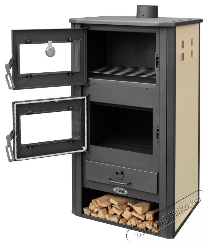 Ferroli Hőkandall&oacute; Padova H 24 LS0H247F, s&uuml;tővel, 6,3kg/h, 1060x580x560 mm H&aacute;ztart&aacute;s / Otthon / K&uuml;lt&eacute;r - Fűt&eacute;s - Hősug&aacute;rz&oacute; / fűtőtest - 536520