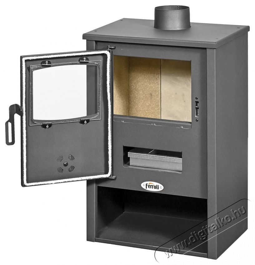 Ferroli Breta N Kandall&oacute;, 9 kW, 2.8 kg/h, 39x46.5x74 cm H&aacute;ztart&aacute;s / Otthon / K&uuml;lt&eacute;r - Fűt&eacute;s - Kandall&oacute; - 536509