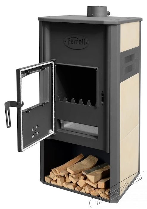 Ferroli Mirano H Kandall&oacute;, 22 kW, 2.8 kg/h, 49x46x105 cm H&aacute;ztart&aacute;s / Otthon / K&uuml;lt&eacute;r - Fűt&eacute;s - Kandall&oacute; - 536512