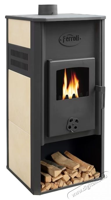 Ferroli Mirano H Kandall&oacute;, 22 kW, 2.8 kg/h, 49x46x105 cm H&aacute;ztart&aacute;s / Otthon / K&uuml;lt&eacute;r - Fűt&eacute;s - Kandall&oacute; - 536512