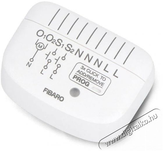 Fibaro 4 redőnyvezérlő, Z-Wave Plus Háztartás / Otthon / Kültér - Okos otthon - Kiegészítő - 522640