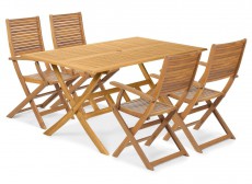 Fieldmann FDZN 4017-T/4019-T Caty kerti bútor 4+1 szett Háztartás / Otthon / Kültér - Kültér / kerti termék / grill - Kerti bútor - 351801