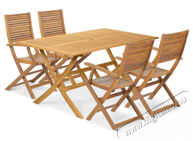 Fieldmann FDZN 4017-T/4019-T Caty kerti bútor 4+1 szett Háztartás / Otthon / Kültér - Kültér / kerti termék / grill - Kerti bútor - 351801